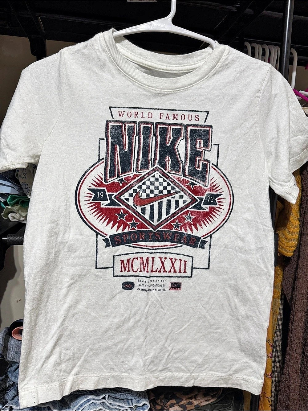 Nike World Famous Sportswear MCMLXXII Graphic T-Shirt Size Medium